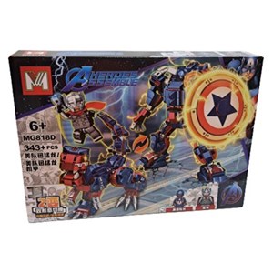 اسباب بازی لگو مارول کاپیتان آمریکا و ثور 343 قطعه مدل MG818D Captain America and Thor lego marvel_اسباب بازی لگو