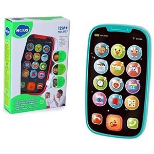 اسباب بازی نوزادی موبایل لمسی و موزیکال هولی تویز مدل Hola Toys Baby Cell Phone 3127 _اسباب بازی نوزادی