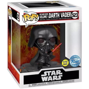 اسباب بازی اکشن فیگور اسپشیال 9 سانتی فانکو پاپ دارث ویدر مدل Funko POP - Star Wars - Red Saber Series Volume 1 - Disney - Star Wars - Darth Vader - Bobble Head - Exclusive _اسباب بازی اکشن فیگور