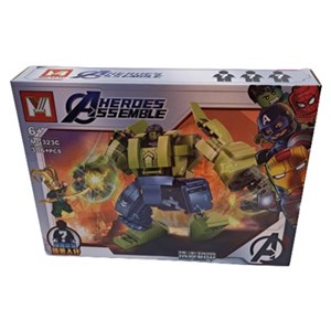 اسباب بازی لگو مارول ربات هالک سوپر قهرمانان 306 قطعه مدل MG323C hulk lego marvel superheroes_اسباب بازی لگو
