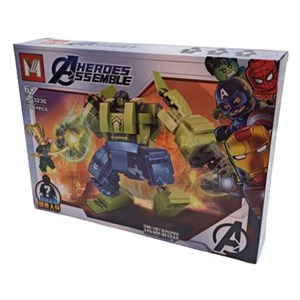 اسباب بازی لگو مارول ربات هالک سوپر قهرمانان 306 قطعه مدل MG323C hulk lego marvel superheroes_اسباب بازی لگو