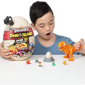 اسباب بازی تخم داینو اسمشرز قرمز Smashers سری Dino Island مدل Mega Dino Egg Over 25 Surprises_عروسک سورپرایزی