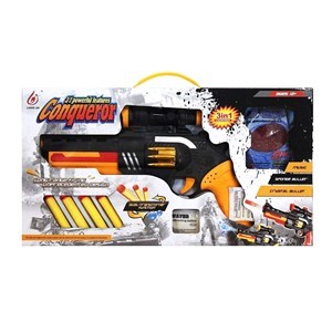 اسباب بازی تفنگ تیر ژله ای و فومی مدل Conqueror _اسباب بازی تفنگ