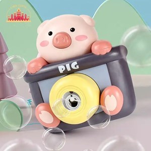 اسباب بازی دستگاه حباب ساز دوربینی طرح خوک Camera Plastic Bubble Toy With Light Music _اسباب بازی تفنگ