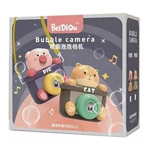 اسباب بازی دستگاه حباب ساز دوربینی طرح خوک Camera Plastic Bubble Toy With Light Music _اسباب بازی تفنگ