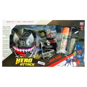 اسباب بازی ست ماسک، دستکش و تار پرتاب کن ونوم _مرد عنکبوتی سیاه _اسباب بازی تفنگ