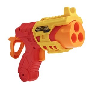 ست اسباب بازی تفنگ، فیگور و ماسک چراغدار و موزیکال مرد آهنی _اسباب بازی تفنگ