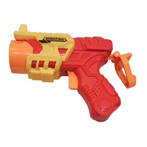 ست اسباب بازی تفنگ، فیگور و ماسک چراغدار و موزیکال مرد آهنی _اسباب بازی تفنگ