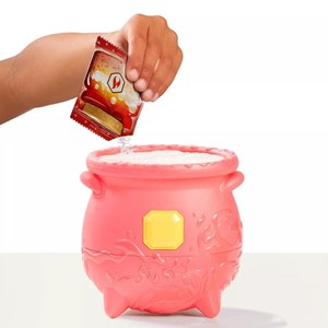 اسباب بازی مجیک میکسیز دیگ جادویی با عروسک پولیشی سورپرایزی با جادوی آتش مدل Magic Mixies - Magical Gem Surprise - Cauldron Fire Magic_اسباب بازی ربات