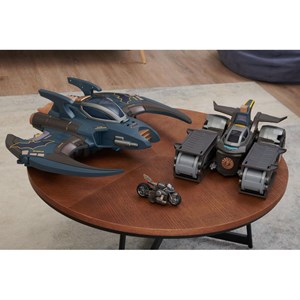 اسباب بازی ست جنگی 4 در 1 نگهبان 76 سانتی شهر گاتهام بتمن مدل DC Comics - Batman Gotham City Guardian Playset - 4 in 1 Transformation_اسباب بازی ربات