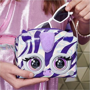 اسباب بازی کیف جادویی پرس پتس متالیک زبرا مدل Purse Pets - Rebel Stripez Interactive Purse Pet_اسباب بازی عروسک دخترانه