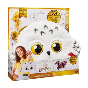 اسباب بازی کیف جادویی پرس پتز هدویگ جغد هری پاتر مدل Harry Potter - Hedwig Purse Pets Interactive Pet toy and Shoulder Bag_اسباب بازی عروسک دخترانه