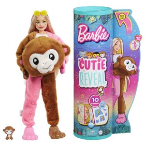 اسباب بازی عروسک دخترانه Cutie Reveal سری جنگل با 10 سورپرایز مدل Mattel - Dolls - Reveal Chelsea Doll and Accessories _اسباب بازی عروسک دخترانه