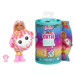 اسباب بازی عروسک دخترانه کوچک Cutie Reveal با 7 سورپرایز سری جنگل مدل Mattel - Dolls - Small Dolls and Accessories Cutie Reveal_اسباب بازی عروسک دخترانه
