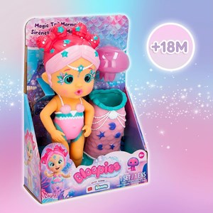 اسباب بازی عروسک دخترانه لیلا پری دریایی دم جادویی 23 سانتی مدل IMC Toys - Bloopies - Magic Tail Mermaids - Layla _اسباب بازی عروسک دخترانه