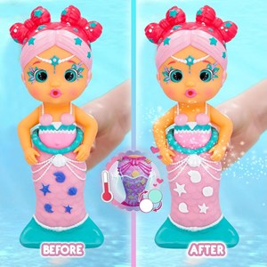 اسباب بازی عروسک دخترانه لیلا پری دریایی دم جادویی 23 سانتی مدل IMC Toys - Bloopies - Magic Tail Mermaids - Layla _اسباب بازی عروسک دخترانه