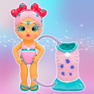 اسباب بازی عروسک دخترانه لیلا پری دریایی دم جادویی 23 سانتی مدل IMC Toys - Bloopies - Magic Tail Mermaids - Layla _اسباب بازی عروسک دخترانه