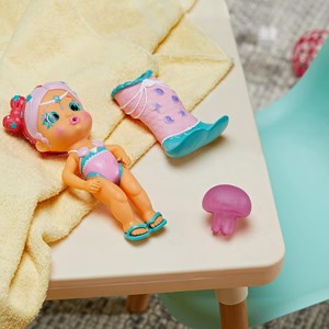اسباب بازی عروسک دخترانه لیلا پری دریایی دم جادویی 23 سانتی مدل IMC Toys - Bloopies - Magic Tail Mermaids - Layla _اسباب بازی عروسک دخترانه