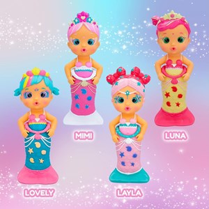 اسباب بازی عروسک دخترانه لیلا پری دریایی دم جادویی 23 سانتی مدل IMC Toys - Bloopies - Magic Tail Mermaids - Layla _اسباب بازی عروسک دخترانه