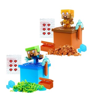 اسباب بازی اکشن فیگور سورپرایزی Minecraft سری Sand and Sea مدل Moose - Treasure X - Minecraft Real Gold Sand and Sea Overworld Mine and Craft Character_اسباب بازی اکشن فیگور