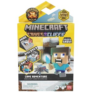 اسباب بازی اکشن فیگورهای سورپرایزی Minecraft سری Caves and Cliffs مدل Moose - Treasure X - Minecraft Caves and Cliffs - Cave Adventure _اسباب بازی اکشن فیگور