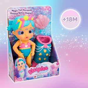 اسباب بازی عروسک دخترانه لاولی پری دریایی دم جادویی 23 سانتی مدل IMC Toys - Bloopies - Magic Tail Mermaids - Lovely _اسباب بازی عروسک دخترانه
