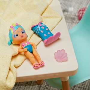 اسباب بازی عروسک دخترانه لاولی پری دریایی دم جادویی 23 سانتی مدل IMC Toys - Bloopies - Magic Tail Mermaids - Lovely _اسباب بازی عروسک دخترانه