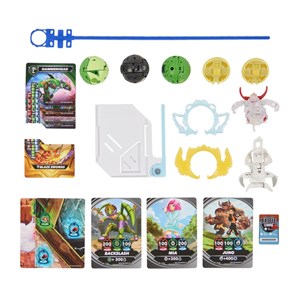اسباب بازی فکری مبارزه باکوگان Bakugan سری Special با لانچر سفید پک 5 تایی