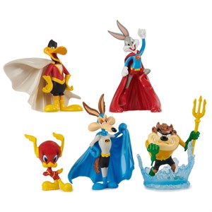اسباب بازی اکشن فیگورهای لونی تونز ست 5 تایی مدل Spin Master - Looney Tunes Mash Up Pack Limited Edition - 5 Iconic Looney Tunes X DC Super Hero Action Figures _اسباب بازی اکشن فیگور