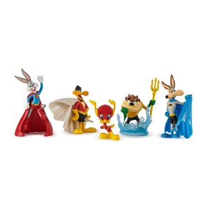 اسباب بازی اکشن فیگورهای لونی تونز ست 5 تایی مدل Spin Master - Looney Tunes Mash Up Pack Limited Edition - 5 Iconic Looney Tunes X DC Super Hero Action Figures _اسباب بازی اکشن فیگور