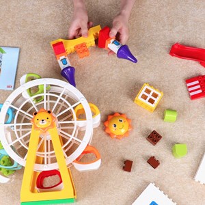 اسباب بازی لگو دوپلو دو حالته شهربازی و چرخ و فلک 182 قطعه مدل LXA919 _اسباب بازی لگو