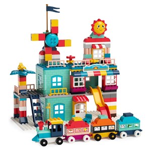 اسباب بازی لگو دوپلو شهربازی همراه با قطار 307 قطعه مدل LXA921 _اسباب بازی لگو