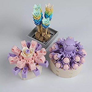 اسباب بازی لگو کریتور پک 6 تایی گل های ساکولنت 478 قطعه _اسباب بازی لگو