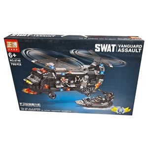 اسباب بازی لگو تکنیک هلیکوپتر نظامی 766 قطعه 6 در 1 مدل SWAT 6749 _اسباب بازی لگو