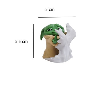 اسباب بازی اکشن فیگور مدل بیبی یودا بسته 6 عددی _اسباب بازی اکشن فیگور