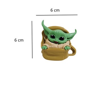 اسباب بازی اکشن فیگور مدل بیبی یودا بسته 6 عددی _اسباب بازی اکشن فیگور