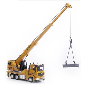اسباب بازی ماشین فلزی جرثقیل مقیاس 1:40 GLW ENGINEERING VEHICLE_اسباب بازی ماشین