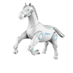 اسباب بازی ربات اسب سفید کنترلی Smart horse model control robot _اسباب بازی ربات