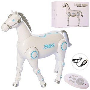 اسباب بازی ربات اسب سفید کنترلی Smart horse model control robot _اسباب بازی ربات