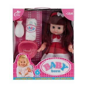 عروسک دخترانه جدید بیبی بورن شش کاره BABY BORN_ اسباب بازی عروسک دخترانه