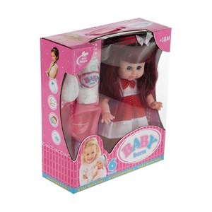 عروسک دخترانه جدید بیبی بورن شش کاره BABY BORN_ اسباب بازی عروسک دخترانه