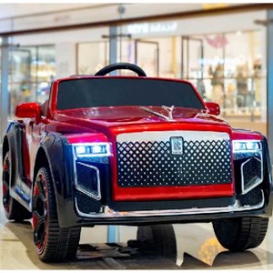اسباب بازی ماشین شارژی رولزرويس متالیک آکسون رنگ نقره ای مدل AX2092 _اسباب بازی ماشین شارژی