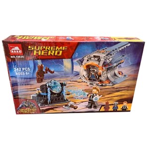 اسباب بازی لگو دی سی ابر قهرمانان سوپر هیرو 242 قطعه سری مدل Supreme Hero 10835 _اسباب بازی لگو