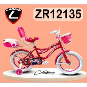 دوچرخه دخترانه لاودیس سایز 12 سرخابی مدل ZR12135 laodis_اسباب بازی دوچرخه