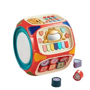 اسباب بازی هشت ضلعی هوش موزیکال Baby enlightenment octahedron_اسباب بازی نوزادی