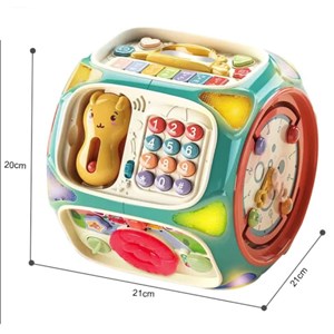اسباب بازی هشت ضلعی هوش موزیکال Baby enlightenment octahedron_اسباب بازی نوزادی