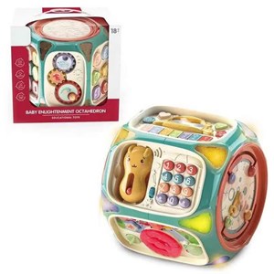 اسباب بازی هشت ضلعی هوش موزیکال Baby enlightenment octahedron_اسباب بازی نوزادی
