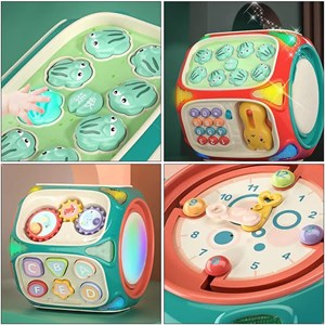 اسباب بازی هشت ضلعی هوش موزیکال Baby enlightenment octahedron_اسباب بازی نوزادی