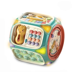 اسباب بازی هشت ضلعی هوش موزیکال Baby enlightenment octahedron_اسباب بازی نوزادی