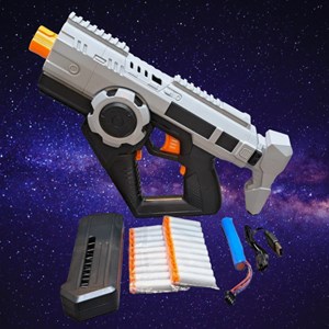 اسباب بازی تفنگ شارژی تیر فومی مدل 21103_اسباب بازی تفنگ